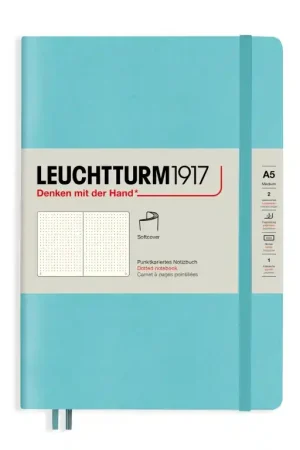Leuchtturm1917 soft cover medium A5 Aquamarine dotted Betaalbaar