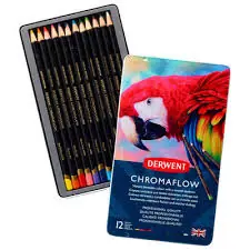 Derwent Chromaflow – set 12 Exclusieve Aanbieding