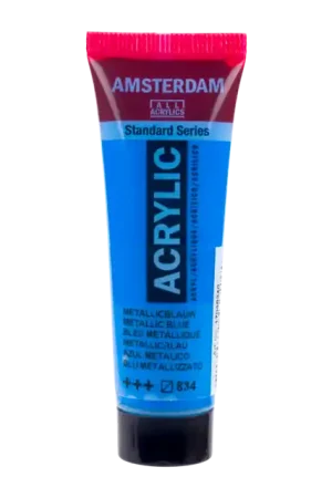 Amsterdam acryl 20ml – 834 metallic blauw Snelle Levering