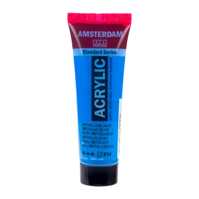 Amsterdam acryl 20ml – 834 metallic blauw Snelle Levering