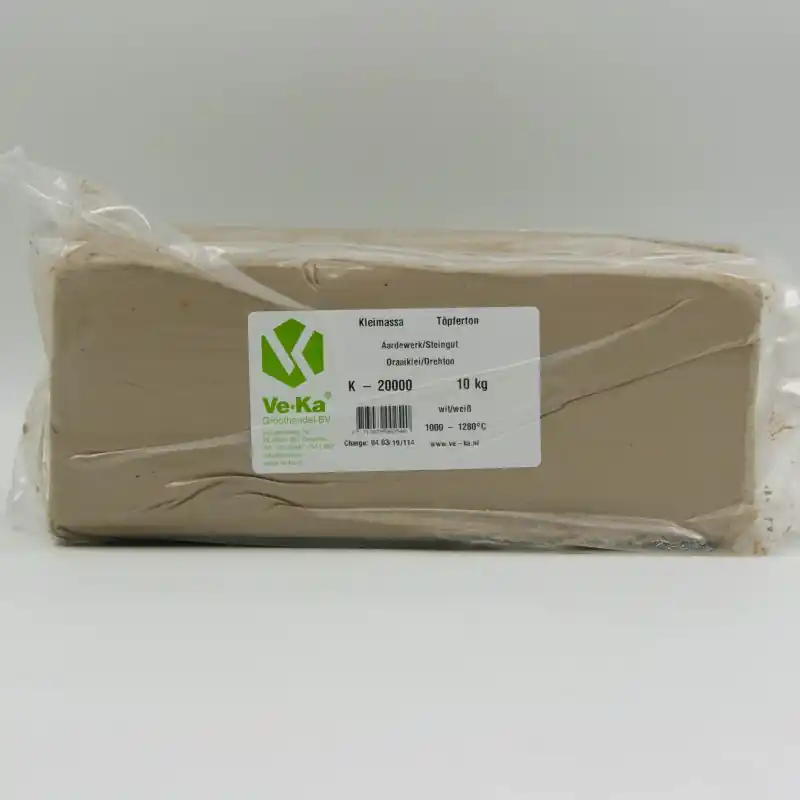 Beperkt Aanbod Klei Ve-Ka K20000, draaiklei creme-wit 10kg – alleen afhalen Veenendaal