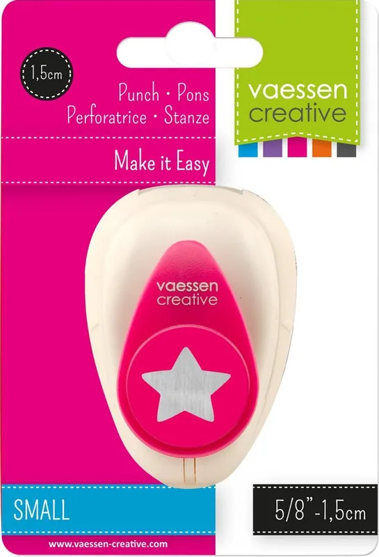 Bestel Nu Vaessen Creative Small pons – ster 1.5cm