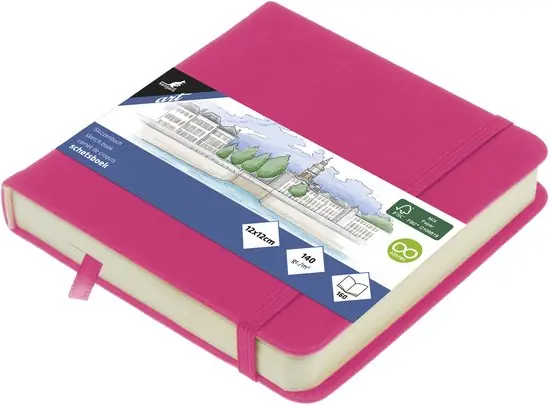Hoge Kwaliteit Kangaro schetsboek – 12×12 roze