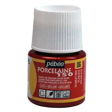 Pebeo porcelaine 150 – 06 scarlet red Voordeelprijs