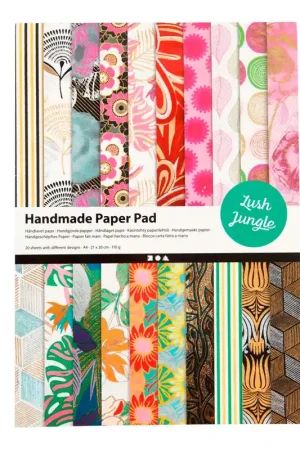 Actieprijs CCHobby handgeschept papier A4 – lush jungle