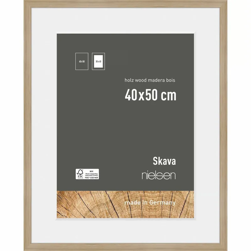 Nielsen wissellijst Skava eiken – 40 x 50 Gratis Verzending