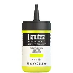 Aanbieding Liquitex acrylic gouache 59ml – S2 981 Fluorescent yellow