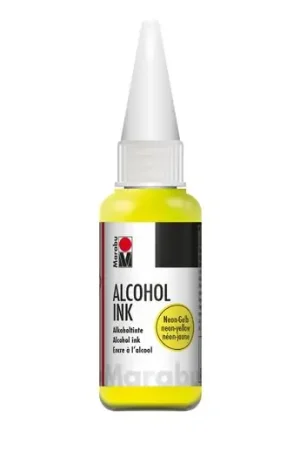 Actieprijs Marabu alcohol inkt 20ml – 321 neon geel