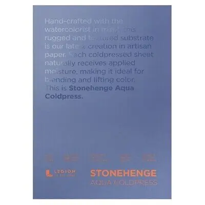 Legion Stonehenge aquarelpapier cold pressed – 18 x 25 Beperkte Voorraad
