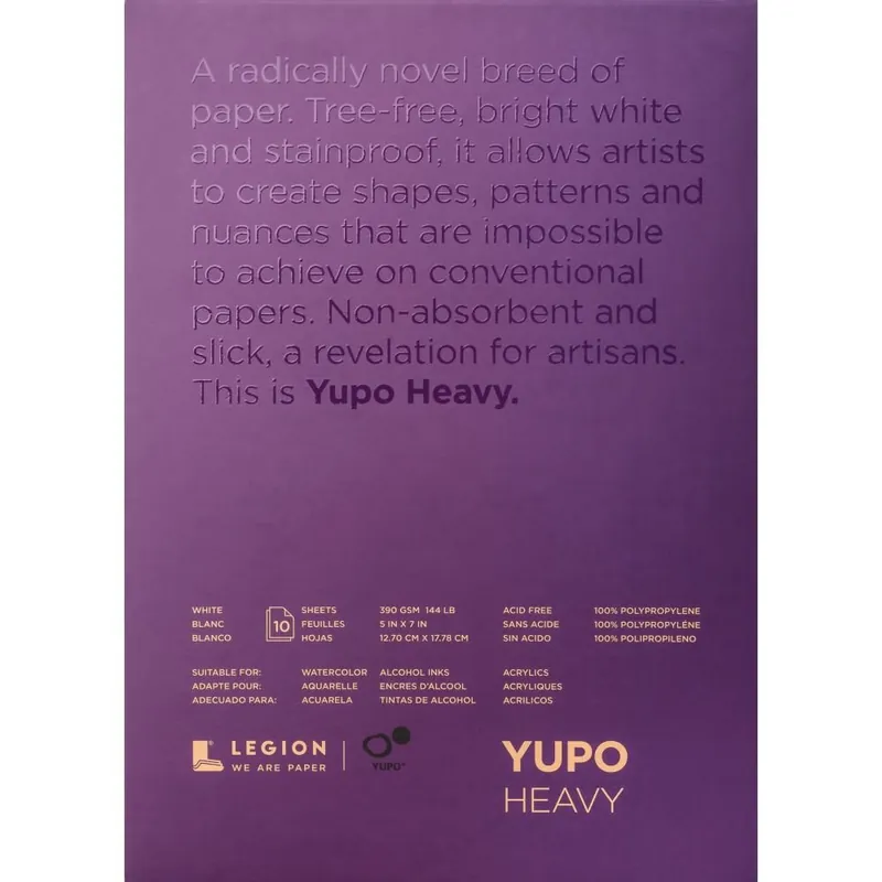 Legion Yupo heavy 390gr 12 x 17 Superprijs