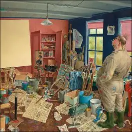 Gratis Verzending Wenskaart Marius van Dokkum – wachten op inspiratie – 10 x 10