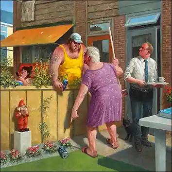 Actieprijs Wenskaart Marius van Dokkum – de druppel – 10×10