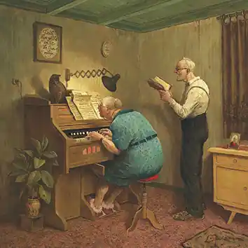 Direct Verzonden Wenskaart Marius van Dokkum – Zoals de ouden zongen – 10 x 10