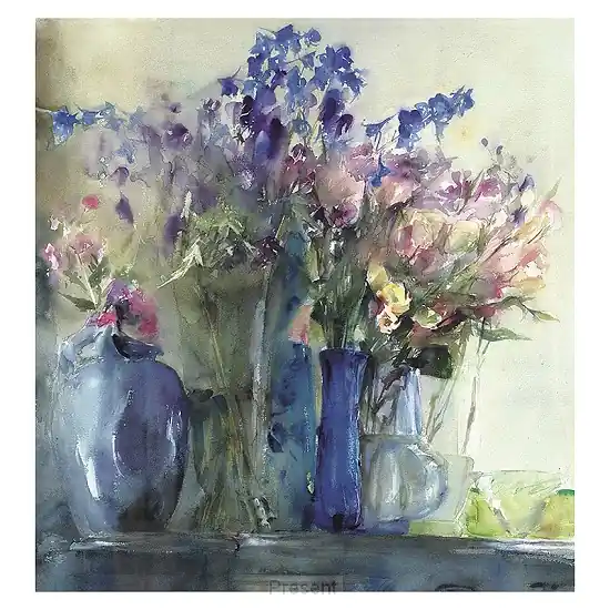 Hoge Kwaliteit Wenskaart Dorry van de Winkel – Midzomerbloemen – 10 x 10