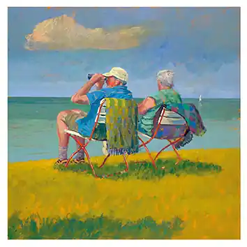 Exclusieve Aanbieding Wenskaart Theo Onnes – Op de dijk – 2015