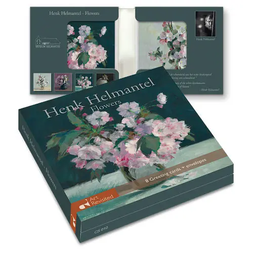 Nieuw Wenskaartenset 8 kaarten – Henk Helmantel – Flowers