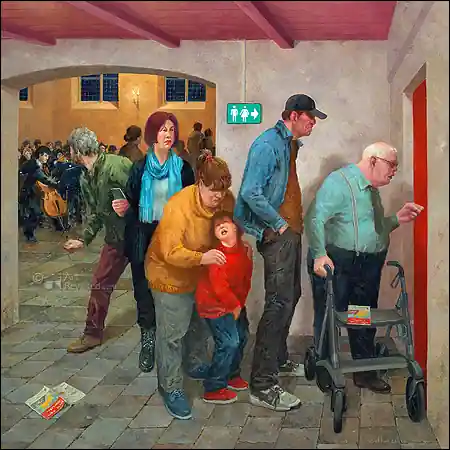 Wenskaart Marius van Dokkum – Pauze bijna voorbij – 15 x 15 Exclusieve Aanbieding