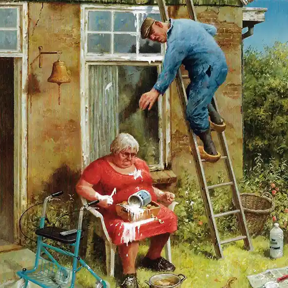 Must-Have Wenskaart – Doe-het-zelver, Marius van Dokkum – 15 x 15