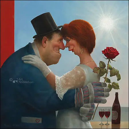 Wenskaart Marius van Dokkum – boer trouwt vrouw – 10 x 10 Shop Nu