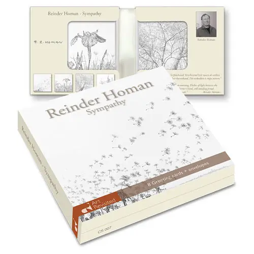 Wenskaartenset 8 kaarten – Reinder Homan – Sympathy Finale Uitverkoop