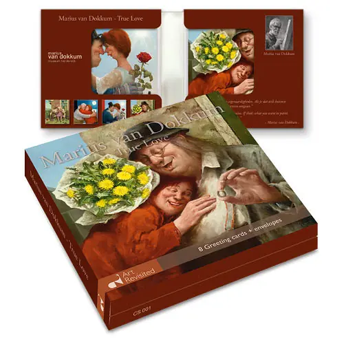 Wenskaartenset 8 kaarten – Marius van Dokkum – True love Veilige Betaling