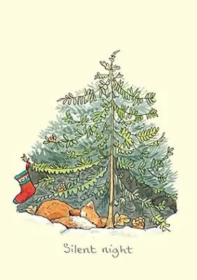 Merkproduct Wenskaart – Silent night, Anita Jeram