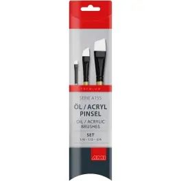 AMI penselenset serie A155 – schuin synthetisch 1/4, 1/2 en 3/4 Betrouwbaar