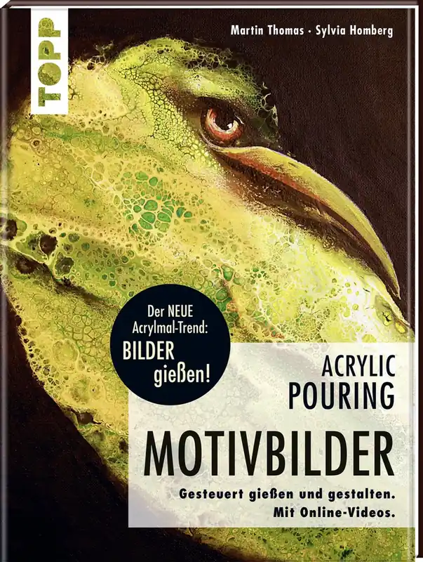 Acrylic Pouring, motivbilder, Martin Thomas & Sylvia Homberg Weekendaanbieding