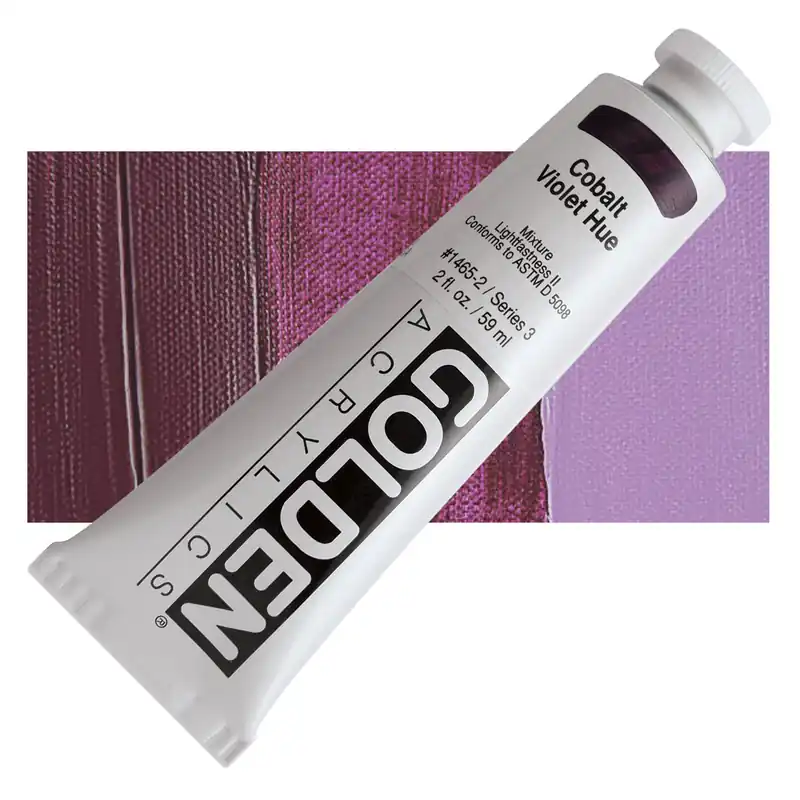 Uitverkoop Golden heavy body acryl 60ml – S3 – 1465 cobalt violet
