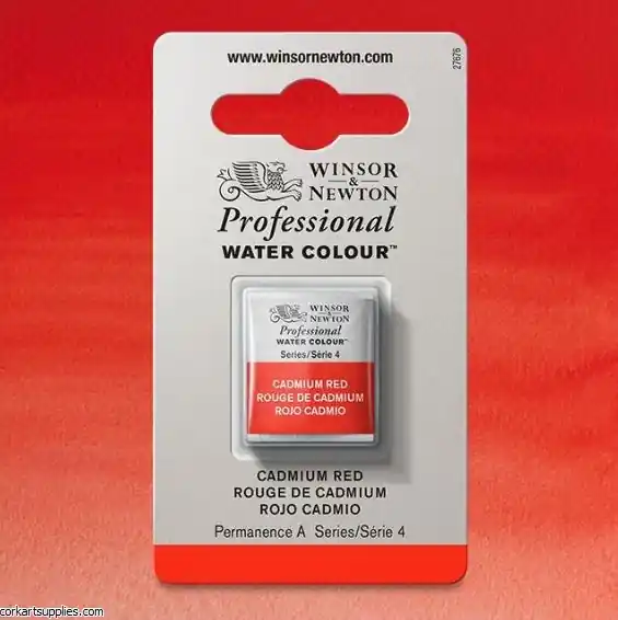 Gratis Retour Winsor & Newton PWC 1/2 napje S4 – 094 cadmium red