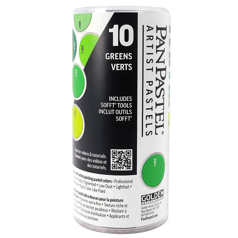 Voordeelprijs PanPastel – set 10 – greens