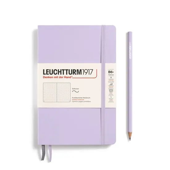 Laatste Versie Leuchtturm1917 soft cover B6+ dotted lilac