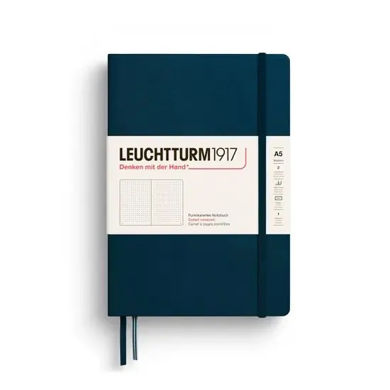 Favoriet Leuchtturm1917 medium – dotted – deep sea