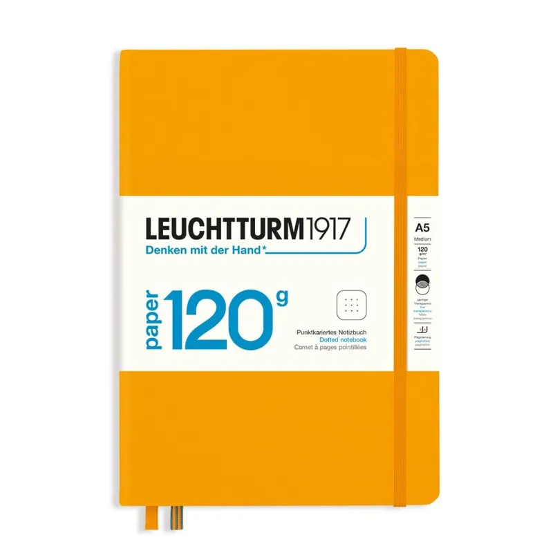 Premium Leuchtturm1917 medium Rising Sun A5 120 grams dotted