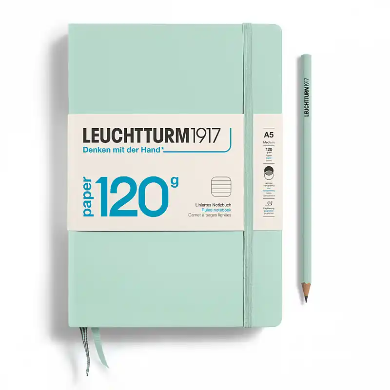 Leuchtturm1917 medium Mint green A5 120 grams dotted Flitsaanbieding
