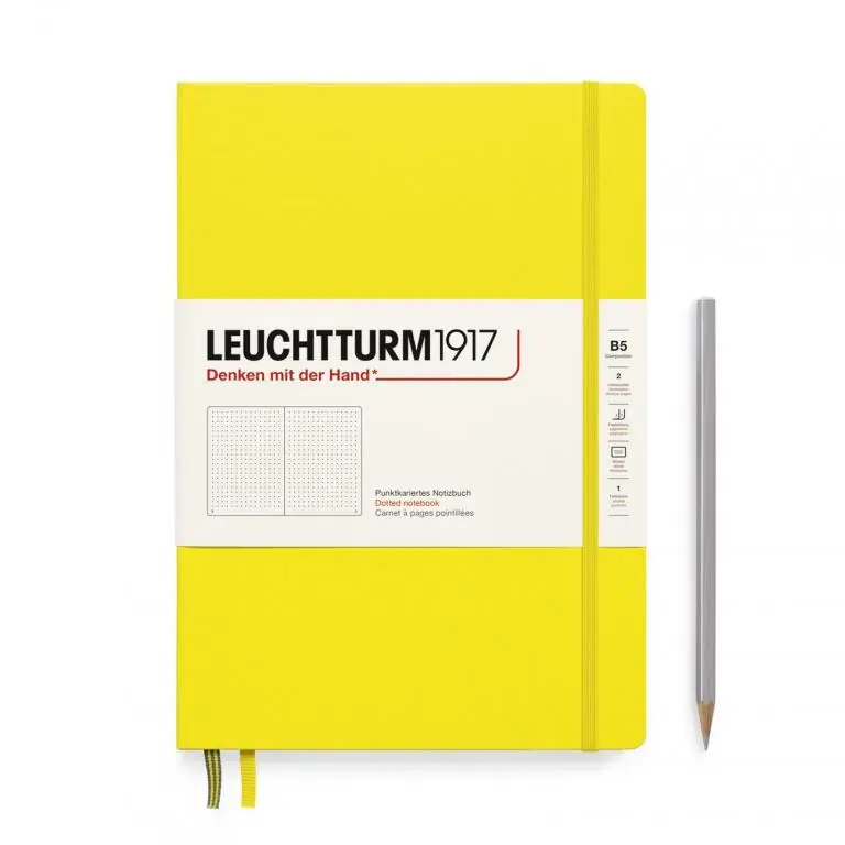 Veilige Betaling Leuchtturm1917 B5 hardcover – dotted – lemon
