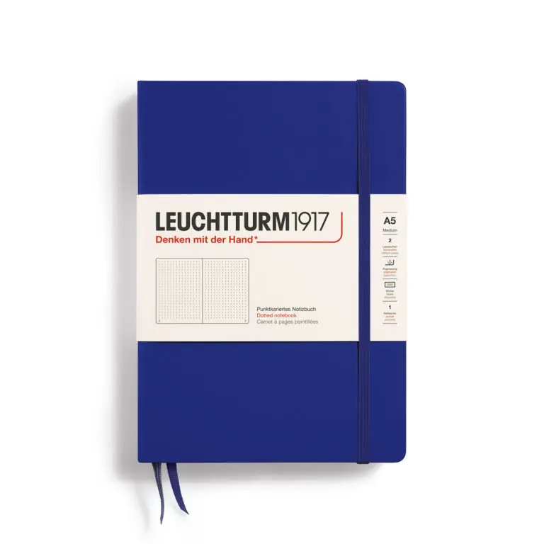 Leuchtturm1917 medium – dotted – ink Gratis Verzending