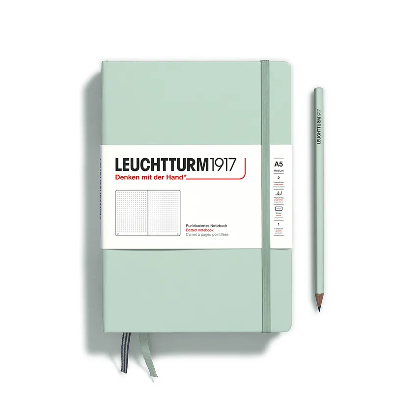 Leuchtturm1917 medium – dotted – mint green Hete Deal