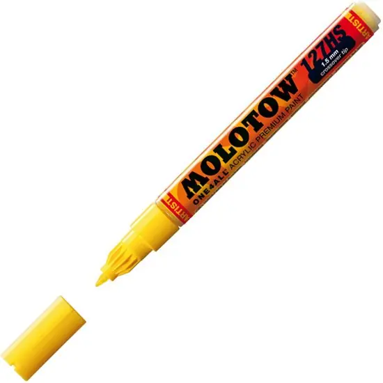 Molotow acrylmarker 1.5mm 006 zinkgeel Alleen Vandaag