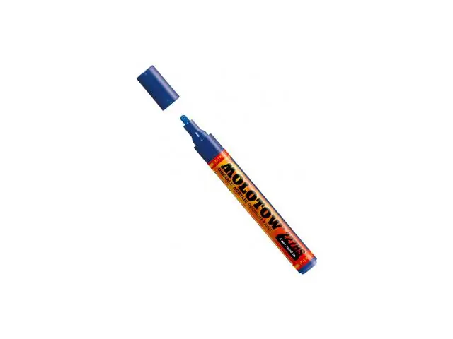 Finale Uitverkoop Molotow acrylmarker 4mm – 204 true blue