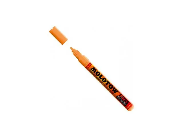 Dagaanbieding Molotow acrylmarker 2mm – 218 neon oranje