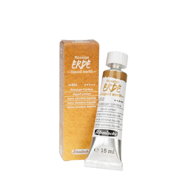 Premium Schmincke liquid earth 15ml – Umber