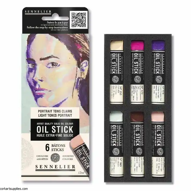 Sennelier Oil stick – set 6 Portrait Koopje
