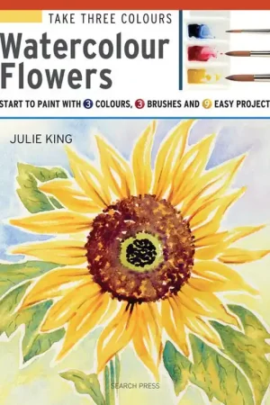 Aanbieding Take Three Colours: Watercolour Flowers – King, Julie