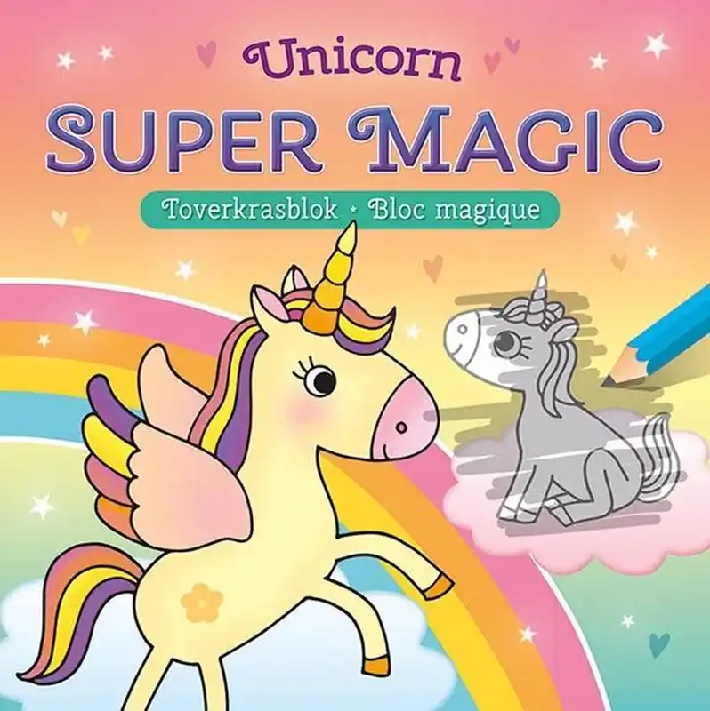 Lage Prijs Super magic unicorn, toverkrasblok