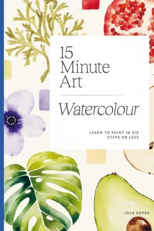 15 minute art – watercolour, Jola Sopek Alleen Vandaag