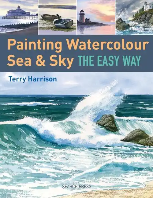 Painting watercolour, Sea & Sky, Terry Harrison Goedkoop