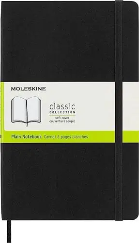 Meest Verkocht Moleskine Notebook Large Plain Soft Cover Black
