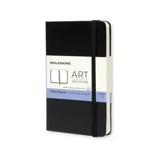 Bestel Nu Moleskine Sketchbook Folio Art A4 Black