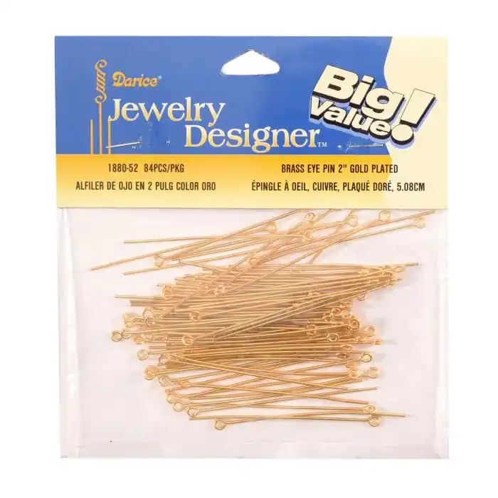 Koopje Vaessen Creative – kettelstift 50mm goud